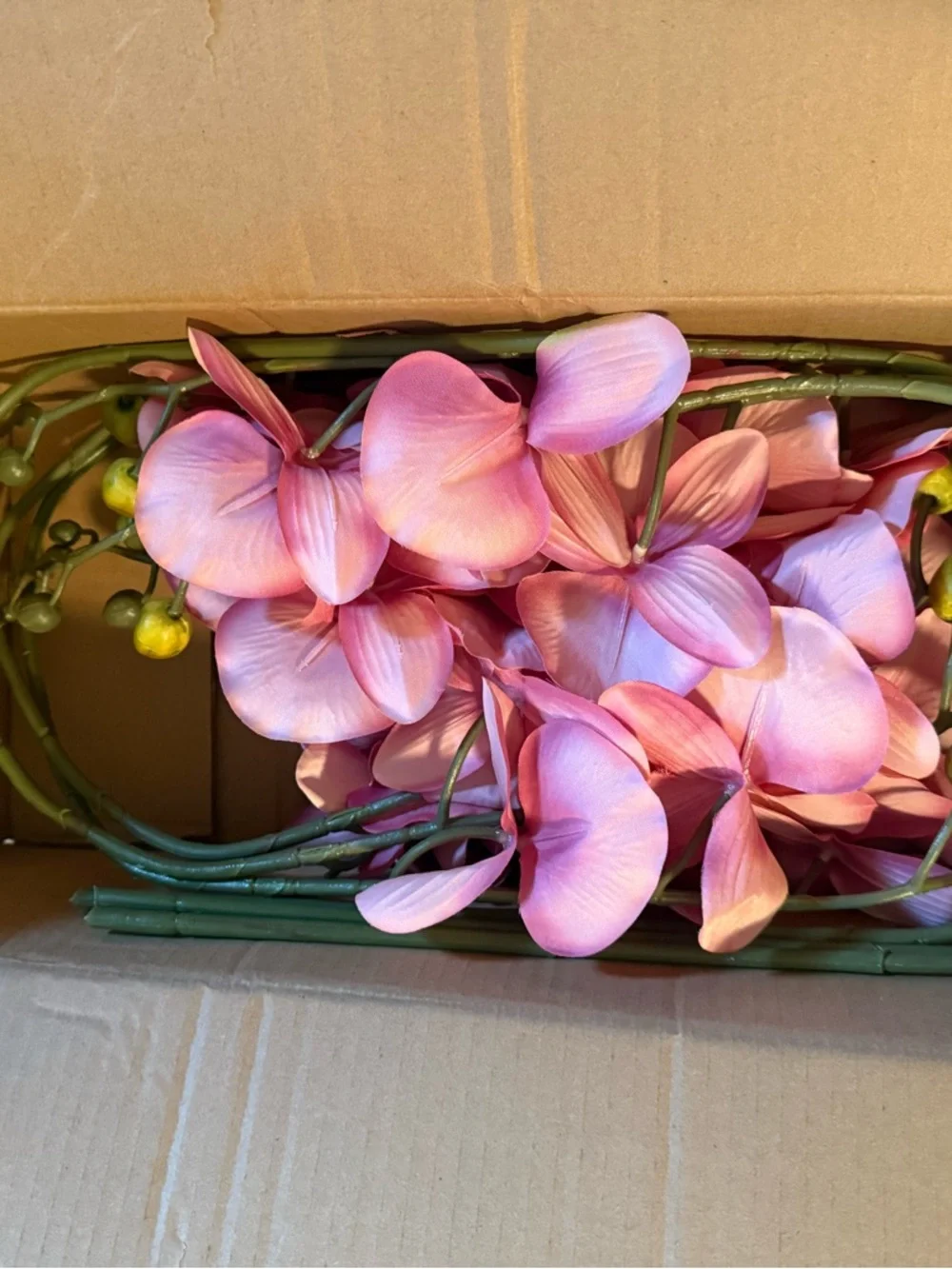 NIB Dilatata Faux Floral Butterfly Orchid Stems,6 Pcs,32